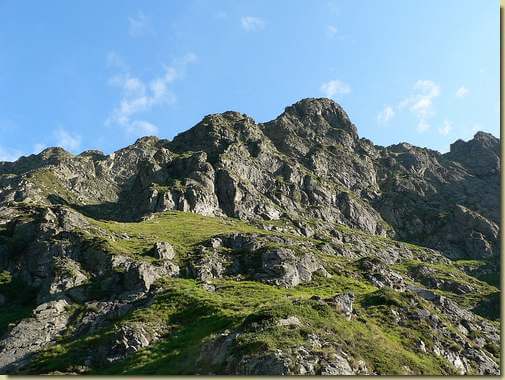 in alto il Cimone di Cortechiuso