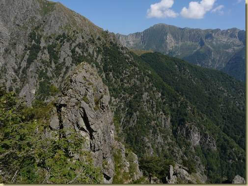 vista verso Busarasca e il Monte Zeda 
