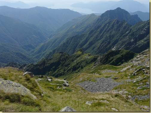 vista dal sentiero per la Bocchetta di Campo... 