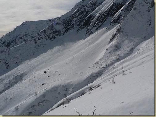 il traverso verso la Colma di Basagrana 