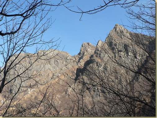 Carbunisc, Sassarut e Cima Corte Lorenzo