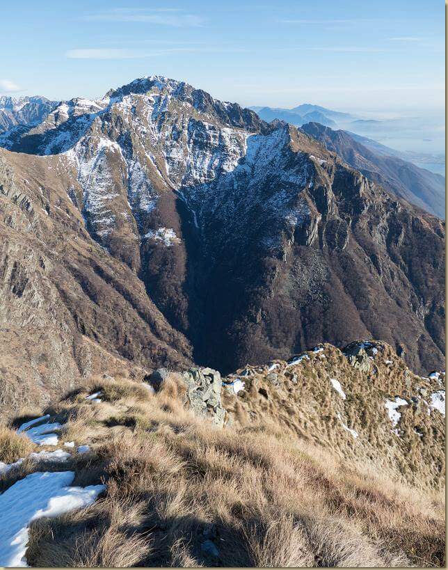 panorama dalla cresta est della Cima Saler...