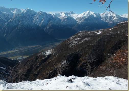 vista verso l'Alpetto Cornala e l'Alpe Lut...