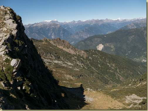 vista verso il Pizzo Marcio...