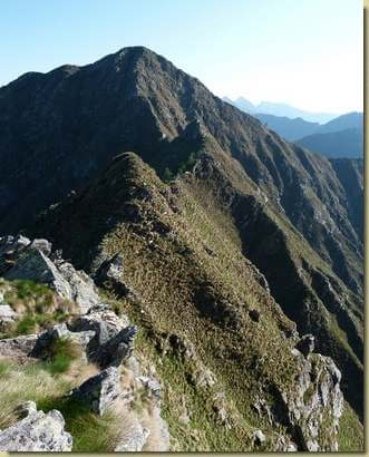  la cresta verso il Pizzo delle Pecore