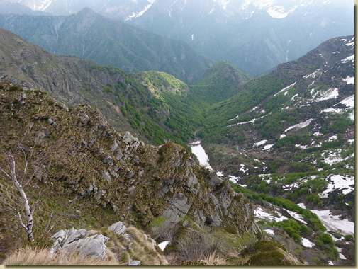 sul traverso verso Grassino...