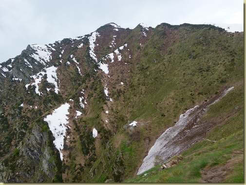 il versante dell'Alpe Grassino...