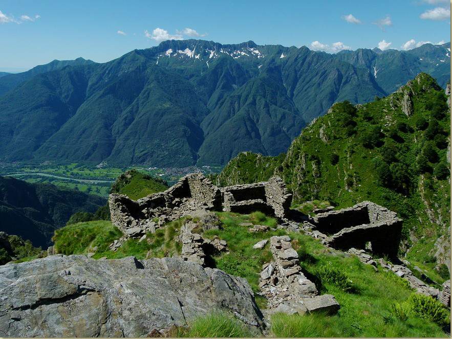 panorama dall'Alpe Saler...