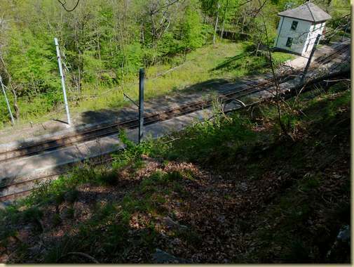 ritorno alla stazione di Marone...
