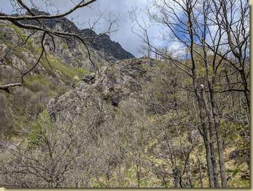 sulla sinistra il percorso alternativo di discesa...