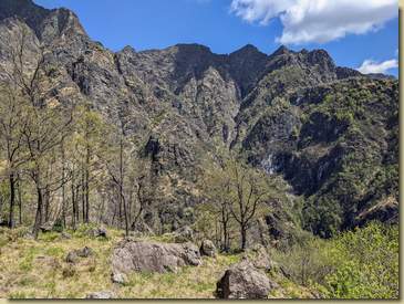 scendendo al Sasso Grande...