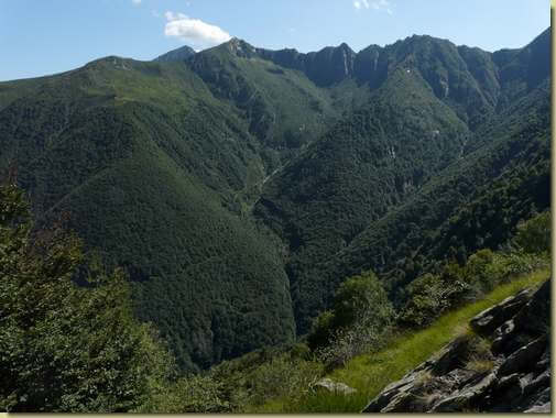 panorama sulla Val Calagno 