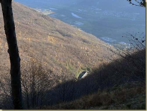 il bacino dell'acquedotto di Colloro...