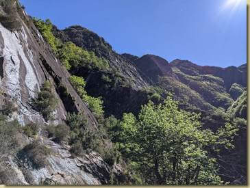 verso la Valle del Rio di Menta...