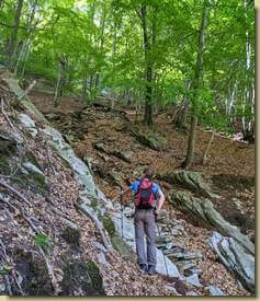 salendo a Sottosasso...