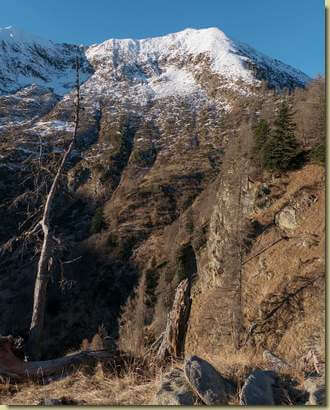 in alto, il Pizzo Stagno...