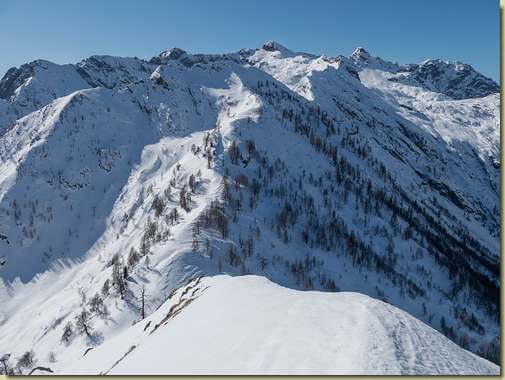 panorama dalla cresta...