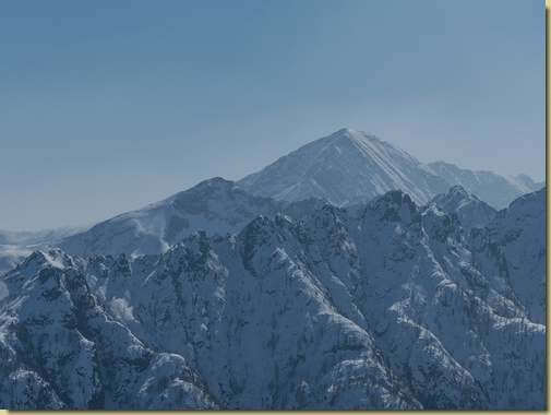 la cresta del Lidesh e lo Zeda...