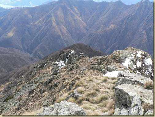 cresta ovest della Cima Tuss 