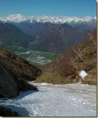 nel canale del Rio Dresio...