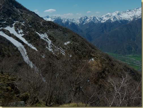 vista verso il prato di Cortona...
