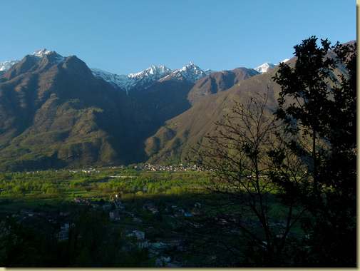 arrivo del sole sul versante opposto...