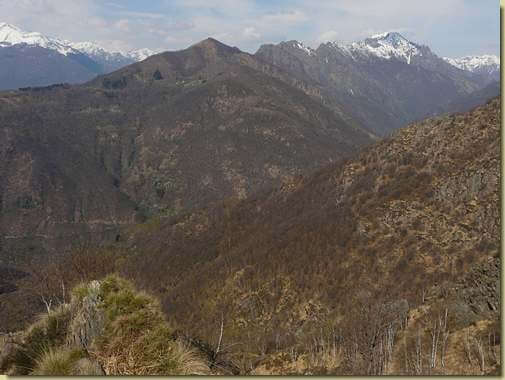 vista verso il Fai&egrave; e i Corni di Nibbio