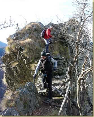 scaletta sulla cresta...