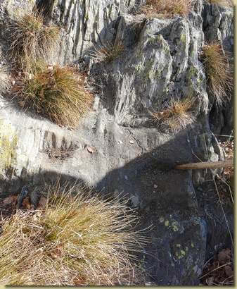 tacche sulla roccia...