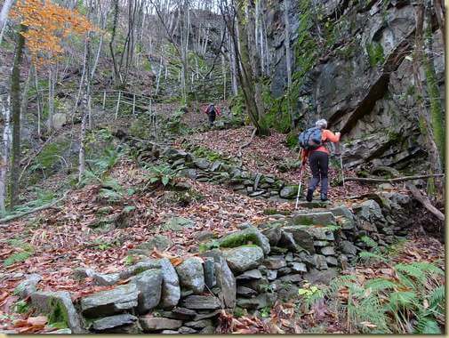 risalendo verso Falmenta...