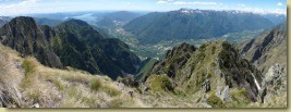 panorama dalla cresta sud-ovest del Proman