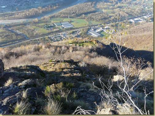 sulla parte iniziale della Cola Teu 