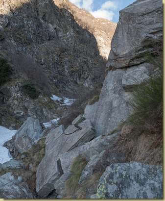 nel canale del Rio del Ponte...