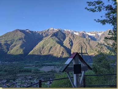 il versante opposto al sole...