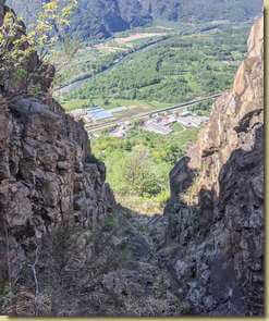 discesa verso Sciarina...