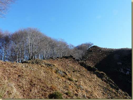 la dorsale percorsa... 