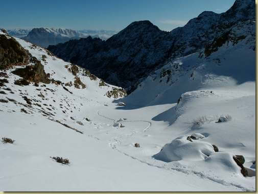 la conca dell'Alpe Cortechiuso