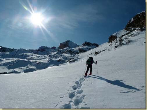 sullo sfondo la Cima di Cortechiuso