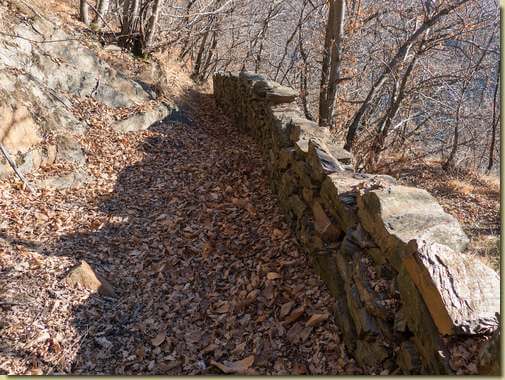 il muro superiore...