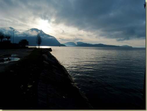partenza dalla foce del San Giovanni...