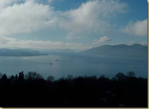 vista verso il Lago Maggiore...