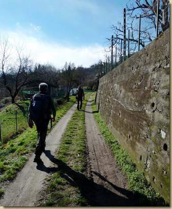 sulla stradina per Cambiasca...