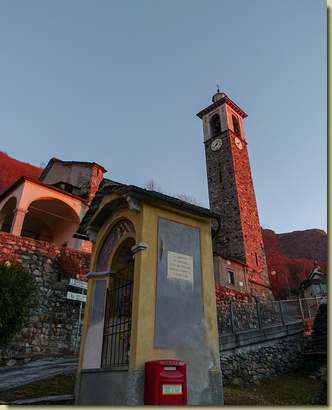 primo sole a Colloro...