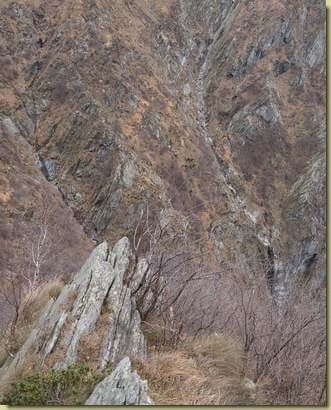 salendo lo sperone verso Vallard...