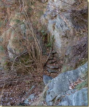 scalini nel canale...