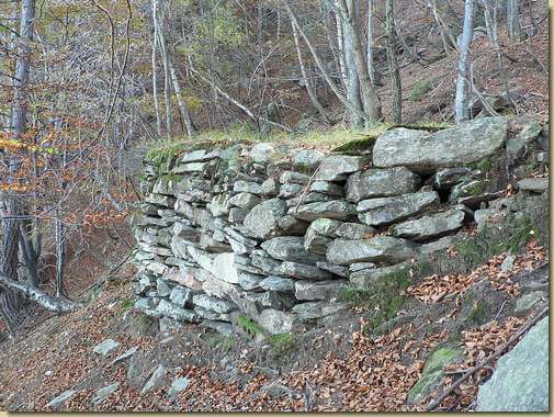 carbonera all'inizio della cresta verso il Sasso Miscioi 