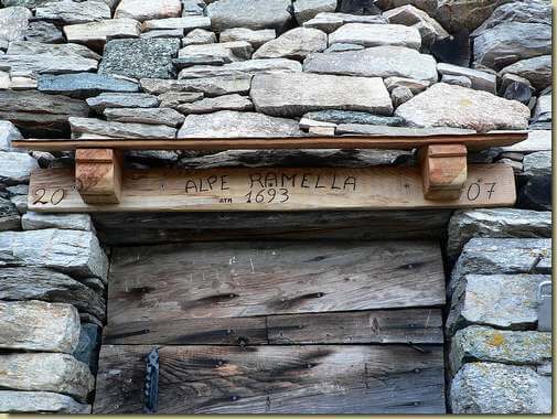 all'Alpe Ramella 