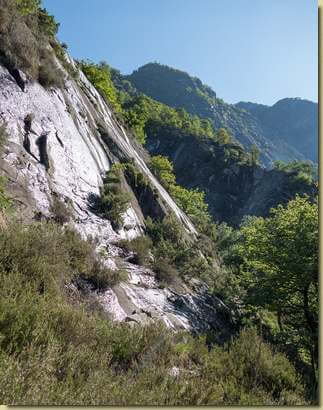 entrando nella Valle di Menta...