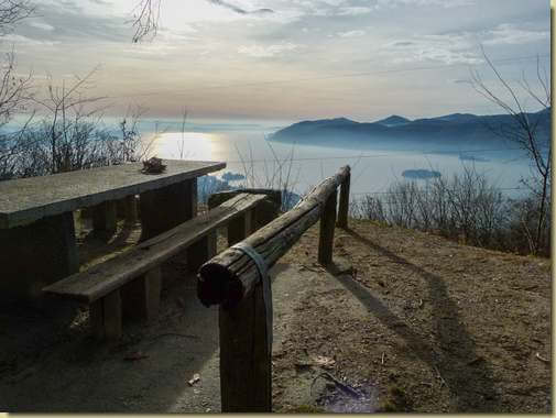 panorama sul lago...