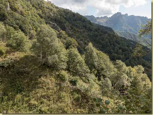 il versante da traversare...